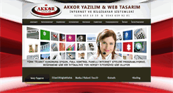 Desktop Screenshot of akkoryazilim.com